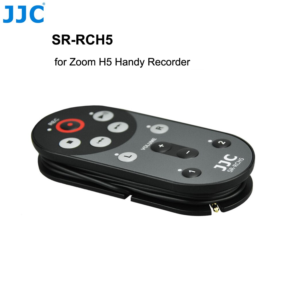 Jjc有線レコーダーリモート制御用ズームh4n/h6/h5ハンディ記録コントローラズーマー: SR-RCH5