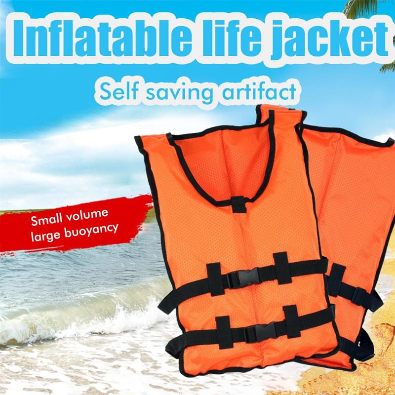Draagbare Zwemmen Vest Water Sport Drijfhulpmiddel Vest Verstelbare Met Reflector Fluitje Reddingsvest Voor Dragon Boot Kano: Orange