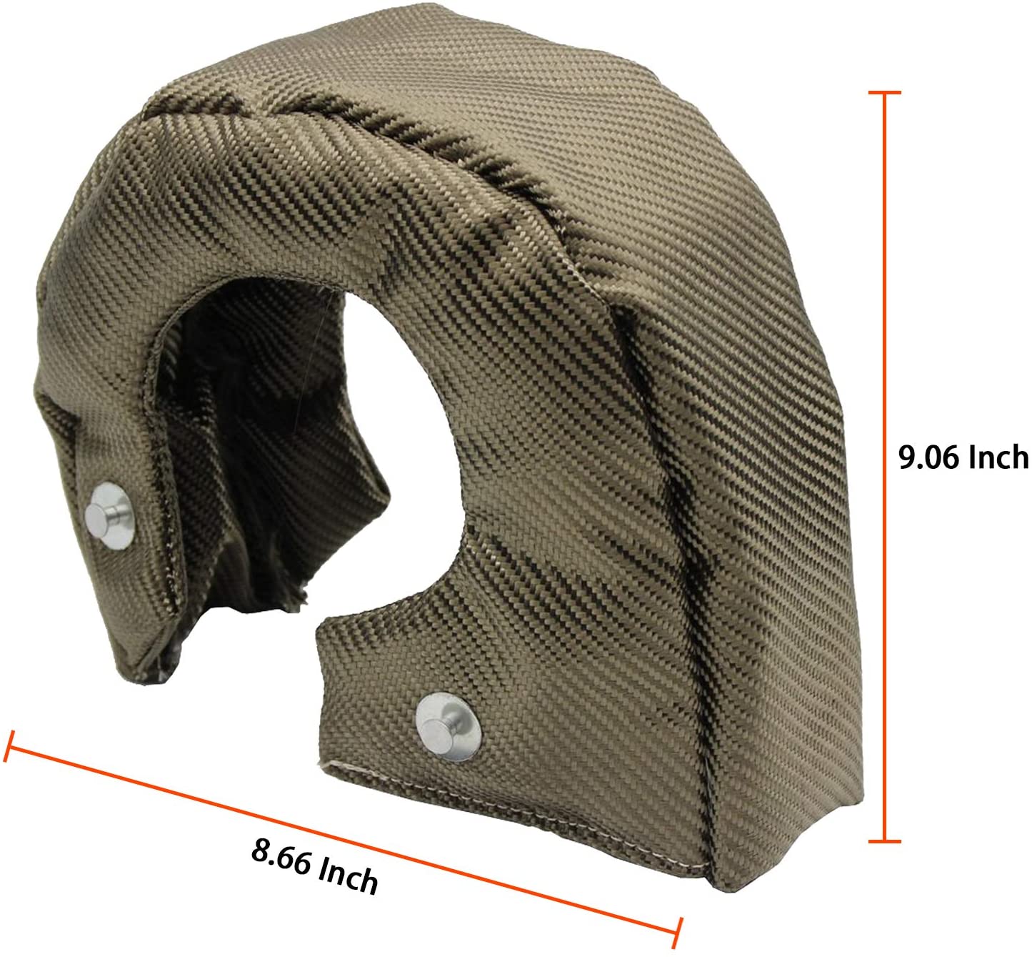 Turbo Cover Car T2 T3 T4 T6 Turbo Charger Heat Shield Cover 100% Titanium Turbine Cap Protection Wrap Racing Accessories: Lavender