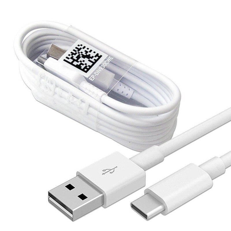 Originele Samsung EP-DN930CWE Usb Type-C Kabel Voor Galaxy S8,S8 Plus, A3 , a5 , Wit