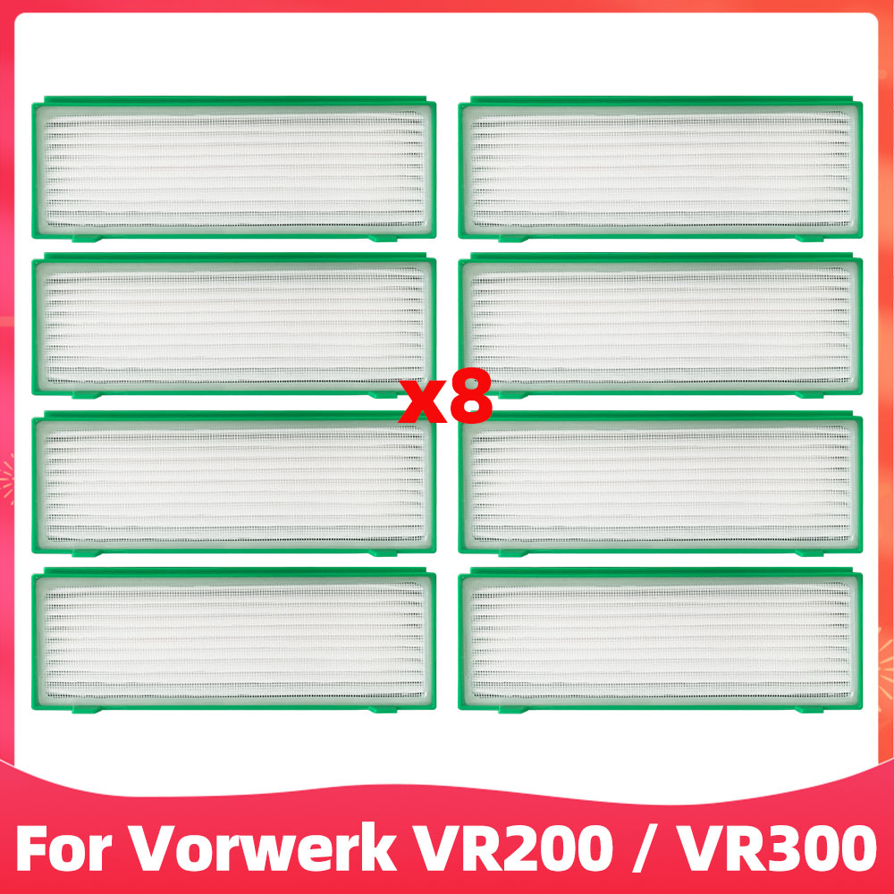 Passend für Höhle Vorwerk VR200 / VR300 Staubsauger: Ersatzteile für sterben Hauptgummiwalzenbürste, seitliche Drehbürsten, HEPA-Filter.: dunkel Grau