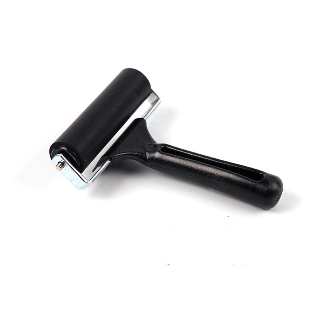 Zachte Rubber Professionele Perfecte Anti Slip Tape Bouw Tools Print Inkt En Stempelen Gereedschap Rubber Roller: 10cm