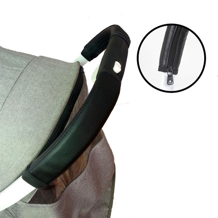 2 st / set barnvagn tillbehör läder skyddande fodral täcka armstöd och handtag för yoyaplus babyruler barnvagn
