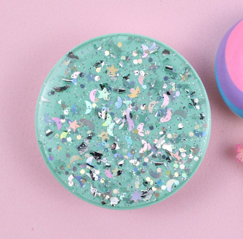 Zeshoekige gladde epoxy multifunctionele telefoonhouder met gripbevestiging, airbagbeugel voor mobiele telefoon en kleine tafel.: 16