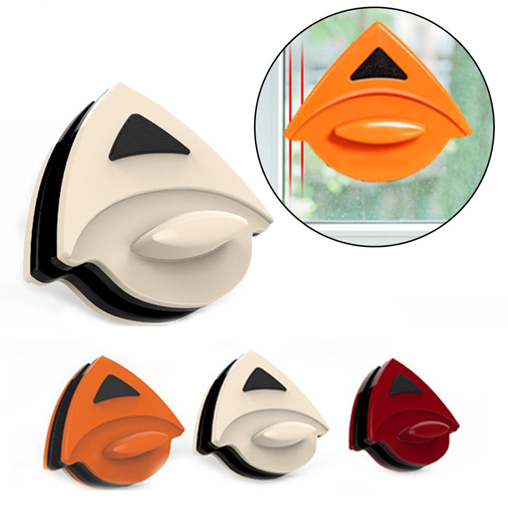 Magnetic Window Brush Glass Cleaner Tool Window Wipe Double Side Magnetic Glass Brush for Washing Household Cleaning Tool