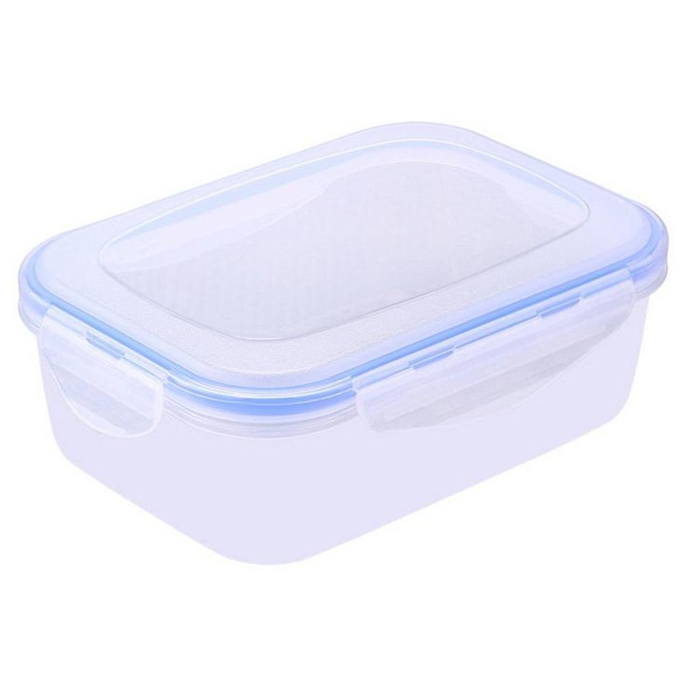 Kök plast mikrovågsugn bento låda utomhus picknick mat lagring behållare miljövänlig lunchlåda för barn skolan servis set: 1300ml