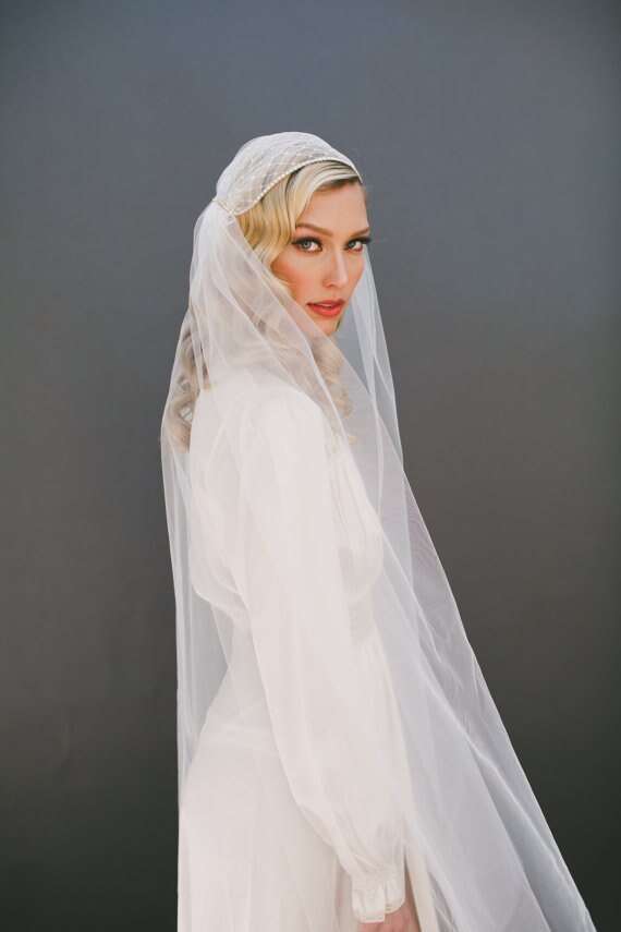 muslim arabic long wedding veil head piece pearls beaded bridal veil wedding accessories velos novia