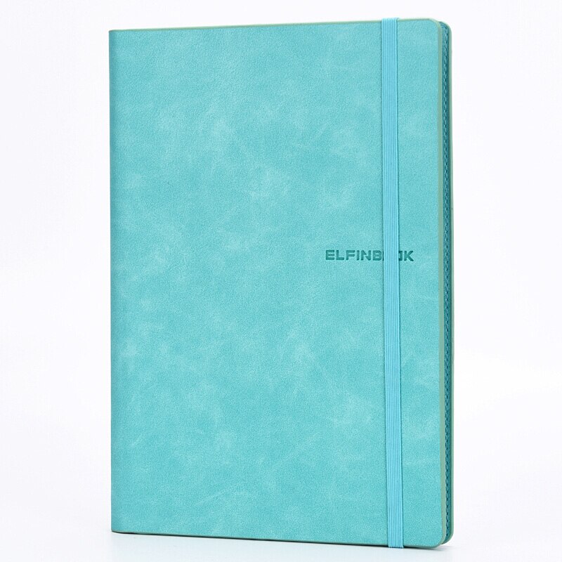 Elfinbook Smart Reusable PU leather Notebook Student Portable Diary Journal Soft Leather Notebook A5 Notepad