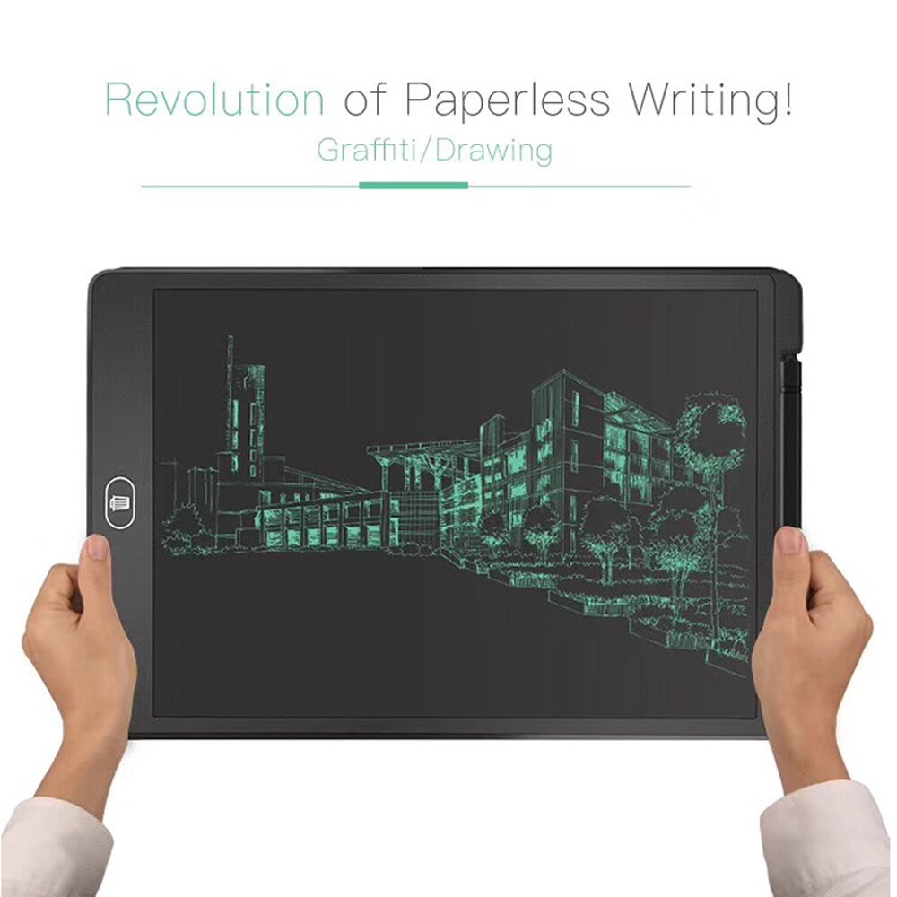 12in Writing Board LCD Electronic Memo Tablet for Elderly and Children Write to Communicate Portable Intelligent Blackboard