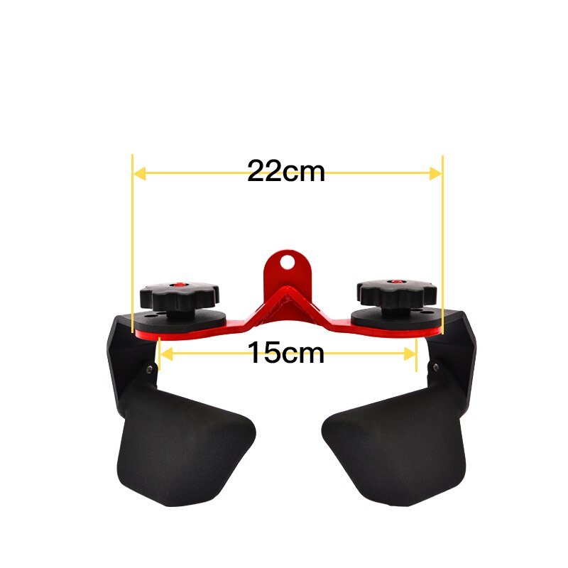 Barra de máquina extraíble para Fitness, accesorios de Cable de Polea alta y baja, para gimnasio, remo, entrenamiento en T, bíceps: 1