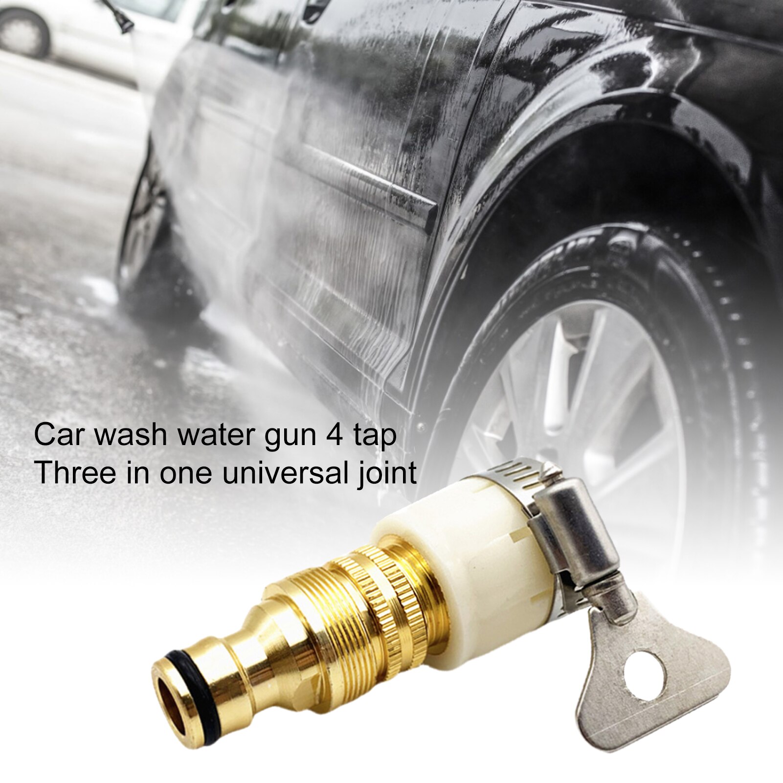15mm-23mm Universal Kitchen Hose Adapter Metal Faucet Connector Mixer Hose Adapter Tube Joint Fitting Garden Watering Tools