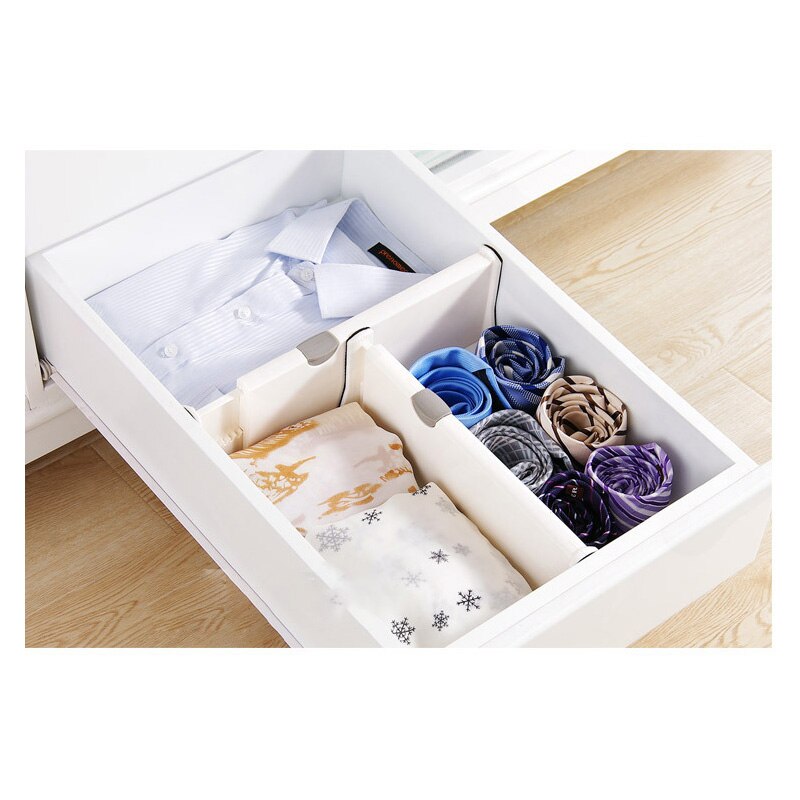 Adjustable Drawer Divider Drawer Organizer Divider Wardrobe Closet Separator DIY Wardrobe Storage Telescopic Compartment Baffle