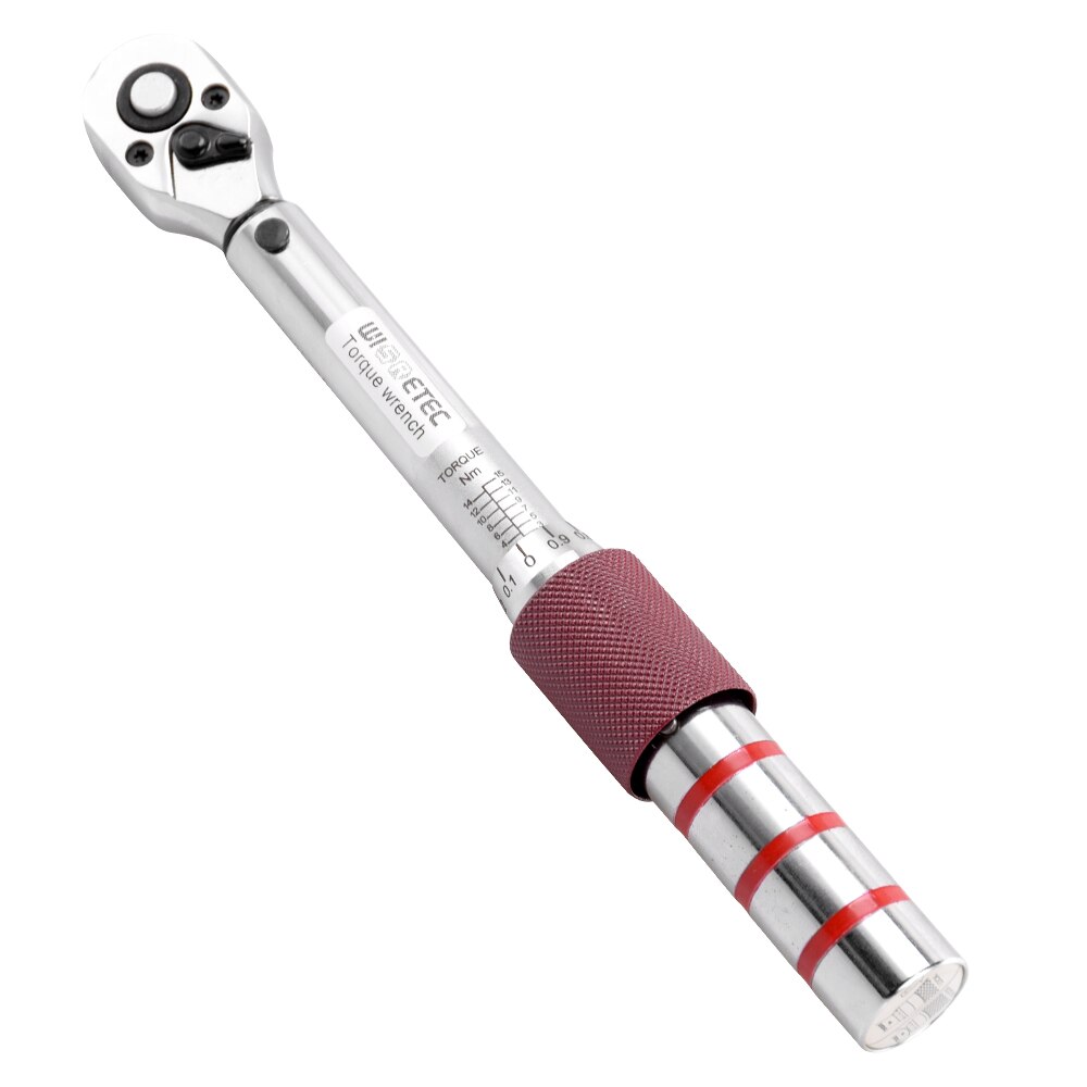 1/4 Inch Dr 2-15Nm Torque Wrench Hex Bit Set Mini Adjustable Road Carbon Hand Bicycle Bike Tool Kit With Pro Preset