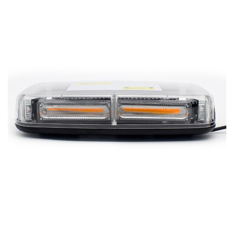 Bärnsten cob ledde bil strobe varningsljus fordon tak blinkande fyr polis blixt nödsignallampa 12/24v
