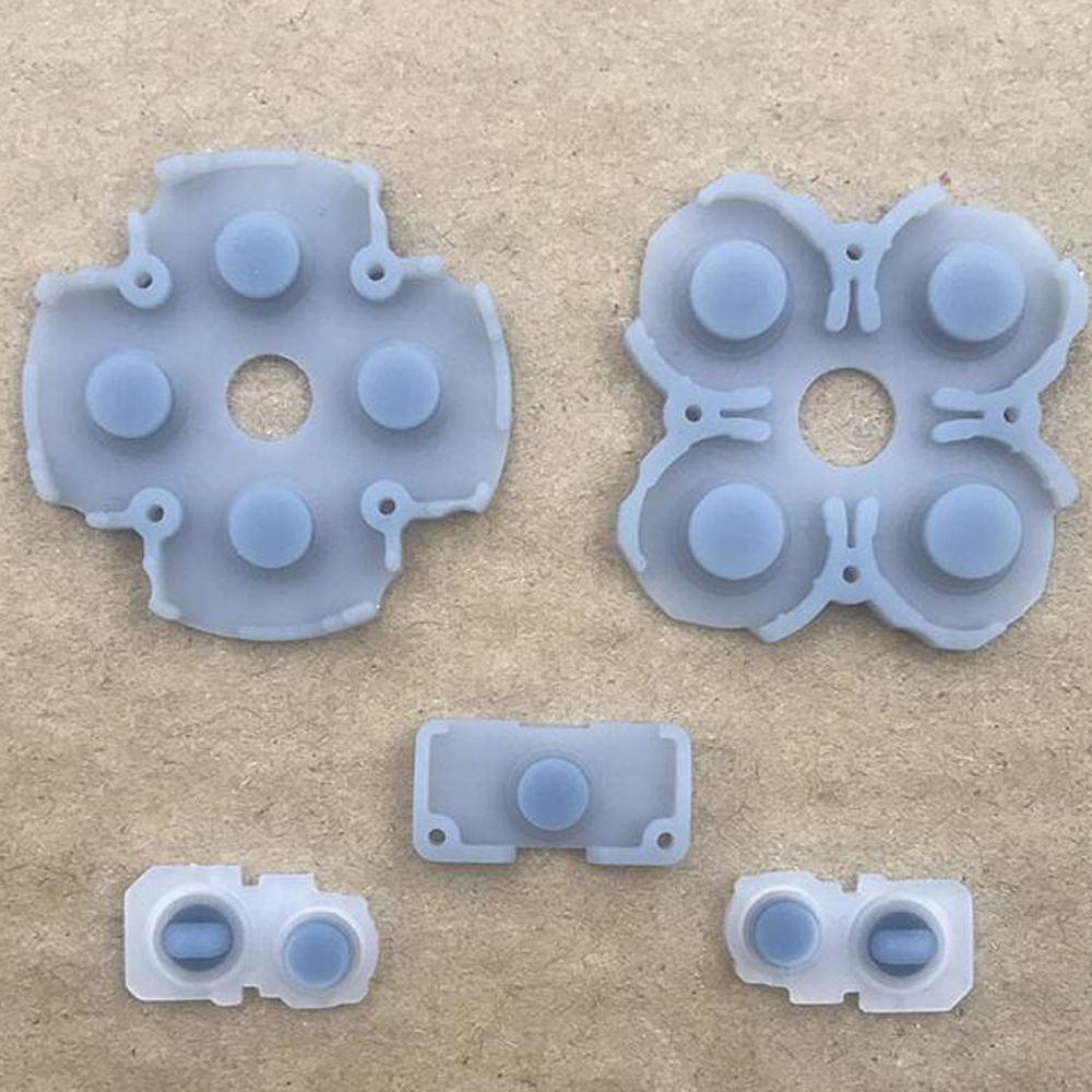 Repair parts For Playstation 5 Rubber Conductive L R Button Pads For PS5 Controller Silicone ABXY D-Pads