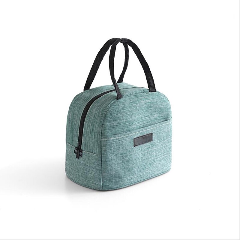 Portable Lunch Bag Thermal Bags Insulated Lunch Box Cooler Bag For Women Convenient Tote Food Bags For Work: Green