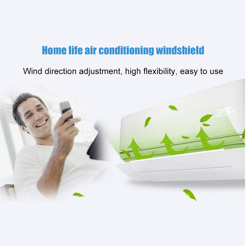 Universal Air Conditioner Deflector Confinement Anti Direct Blowing Retractable Shield Cold Air Conditioner Cover Wind Baffle
