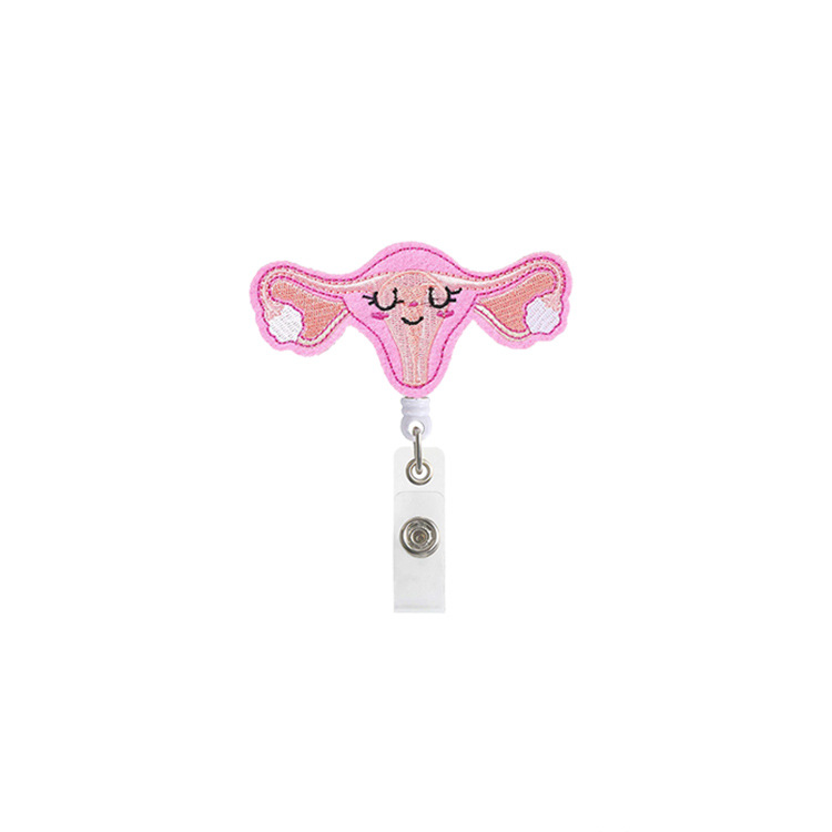 1 sztuk kobiety dziewczyna chowany pielęgniarka odznaka Reel klips do kartek Holder śliczne studenci lekarz etui na dowód osobisty Kawaii: NO.14