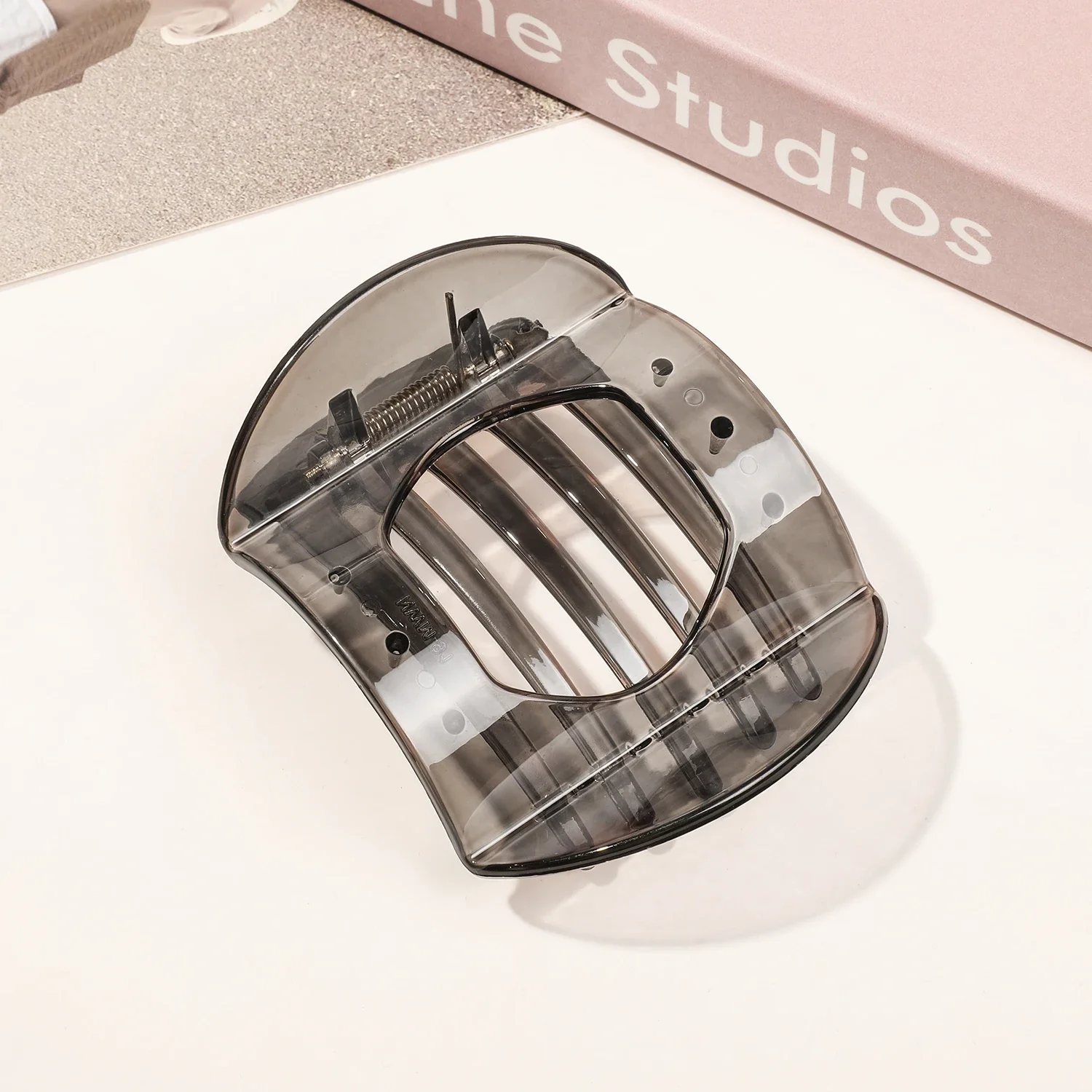 Pinzas para el pelo antideslizantes para mujer, horquillas de garra de pato en forma de arco Vintage, accesorios para el cabello de PC, grandes y pequeños, nuevos: Verde