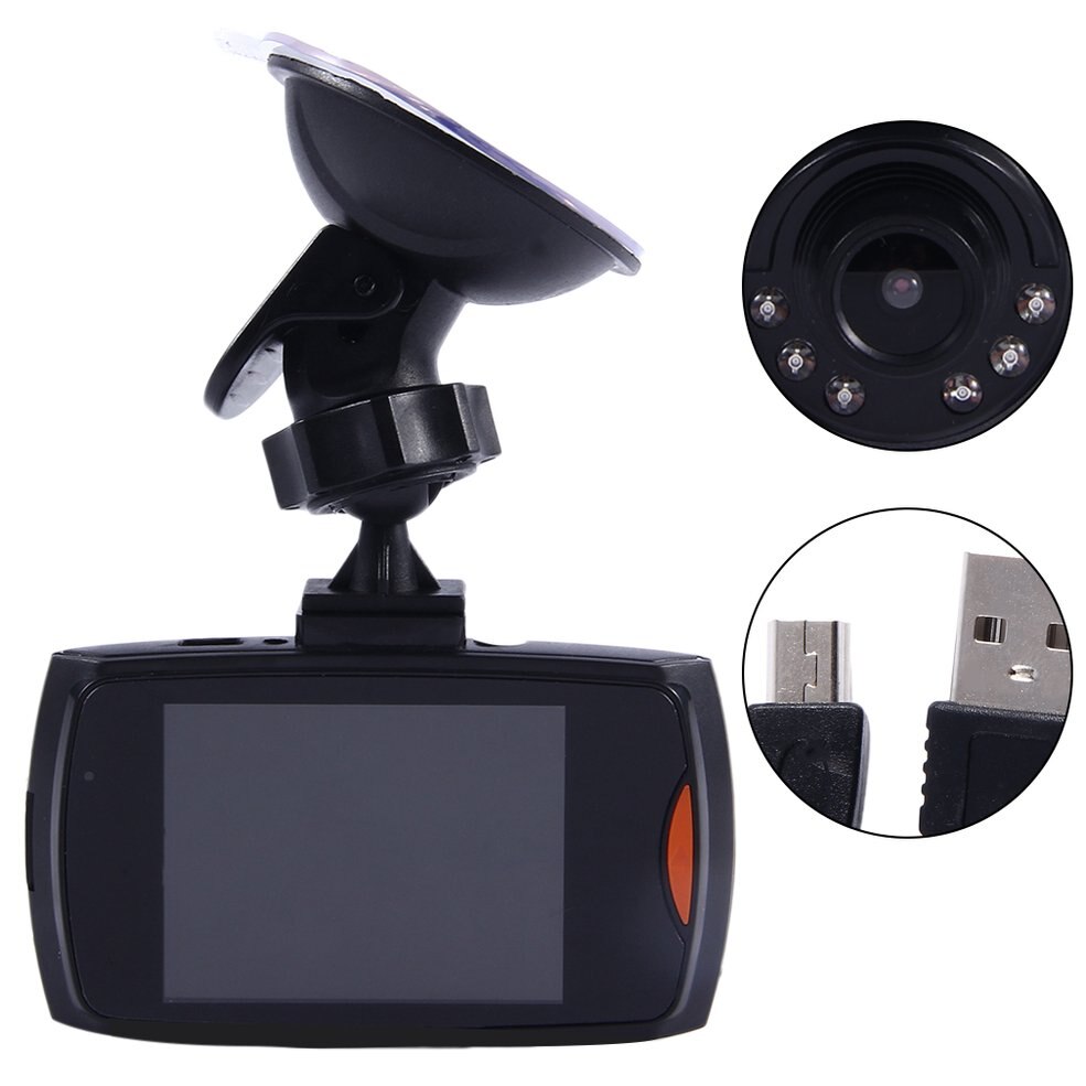 2.4 Inch LCD Screen HD 1080P Car Dash Cam DVR Video Recorder Night Vision Camera Tachograph G-sensor Function