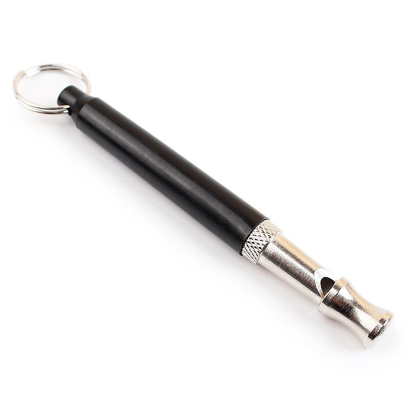 Silbato de adiestramiento para mascotas, silbato de adiestramiento supersónico, adiestramiento ultrasónico para perros y mascotas, suministros para gatos, 1 unidad: Black