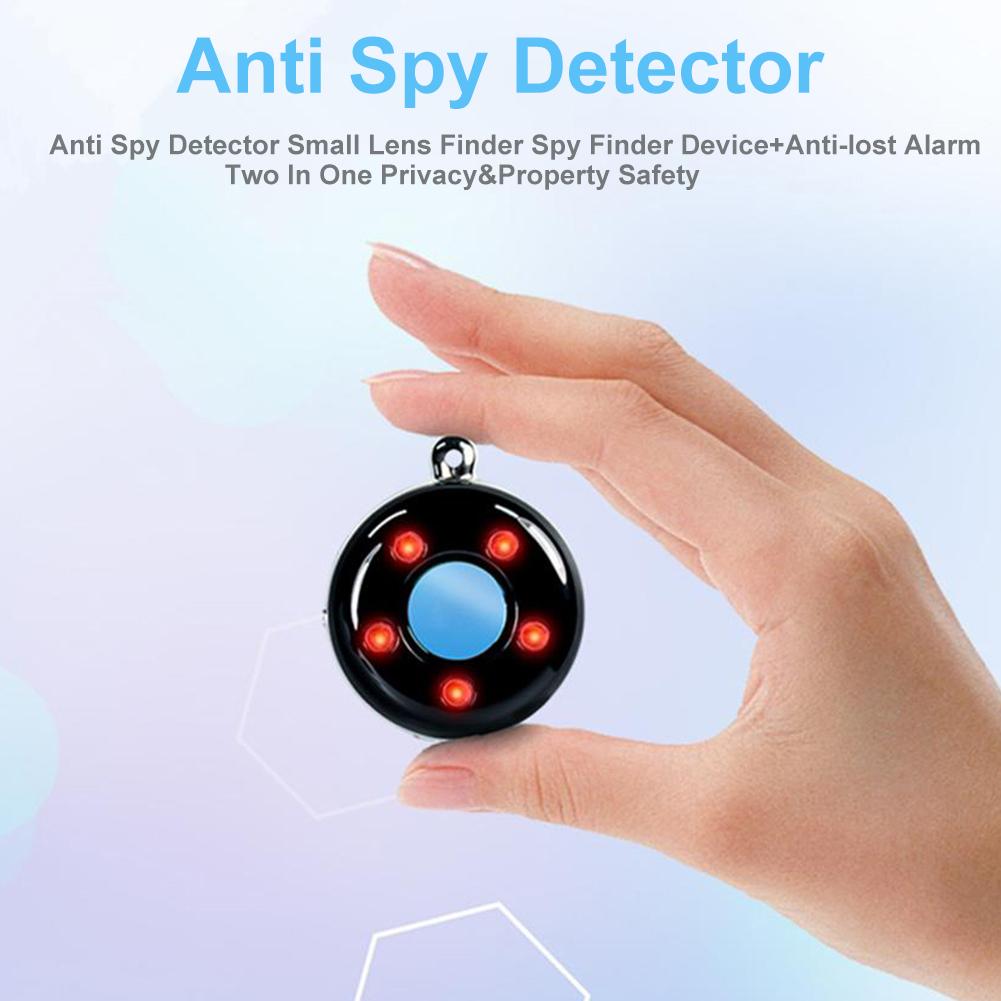 K98 Anti Detector 1MHz-6.5GHz Small Lens Finder Device Anti-lost Alarm RF Wireless Signal Detector Tracker Mini Camera Finder
