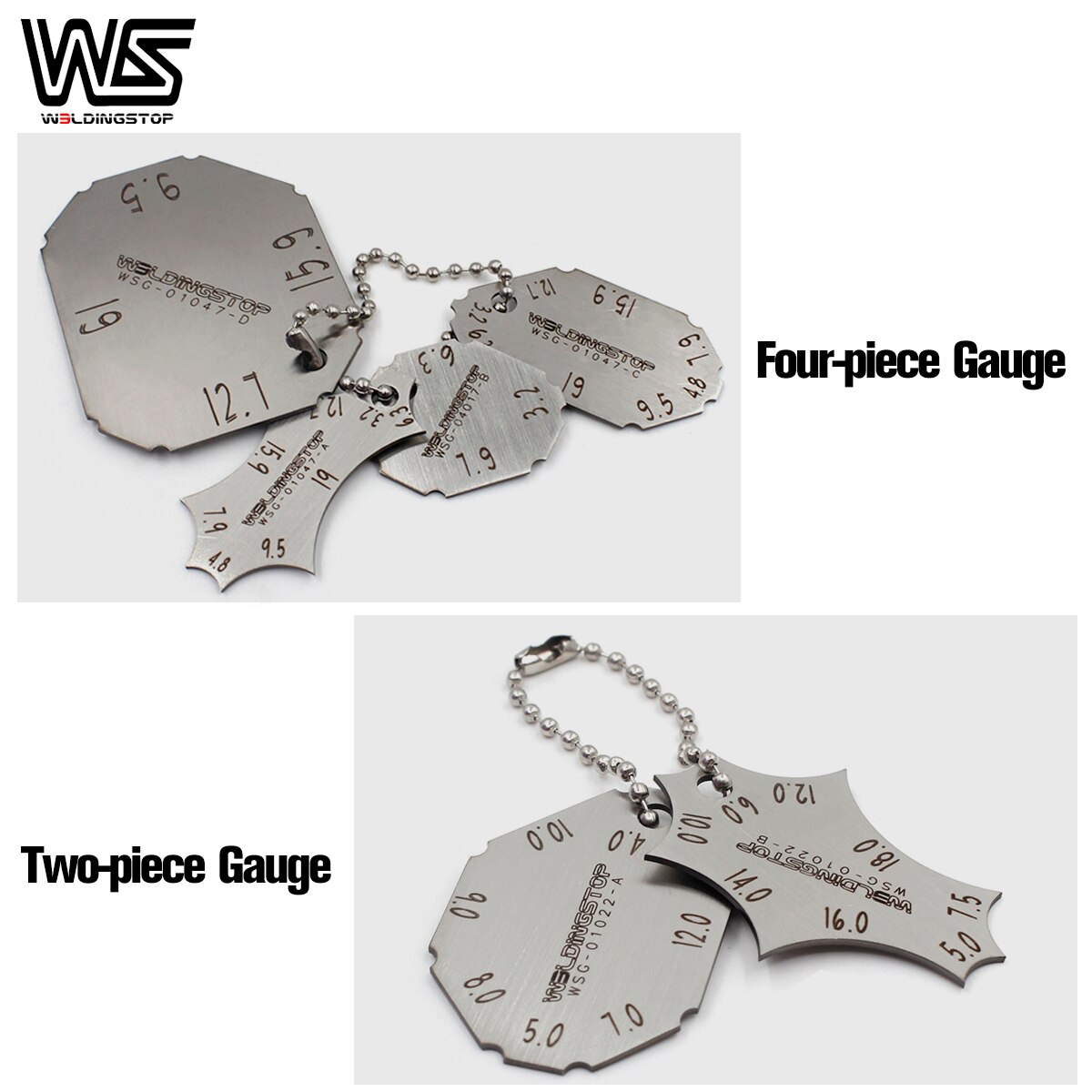 Pocket Fillet Weld Gage Welding Gauge Key Weld Seam Test Ulnar Measure Tool (WS ORIGINAL, Metric & Standard Selection)