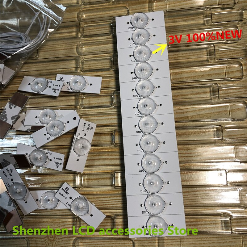 Cuentas de repuesto para reparación de retroiluminación LED, accesorio para LG L2 R2 42LN575S 42LA620S TV 6916L-1217A, 100% , 3V