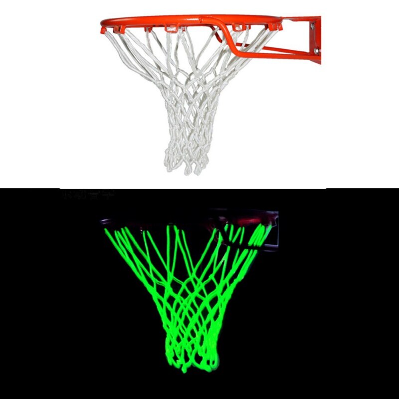 1 Pc Night Light Up Basketball Net Heavy Duty Glowing Light Luminous