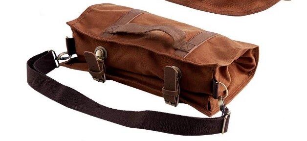 Kit Barman Borsa Bartender Glorlliant Per Attrezzi Cocktail - Con Scomparti, Tracolla, Per Shaker E Accessori, Marrone Borsa Barman - 2