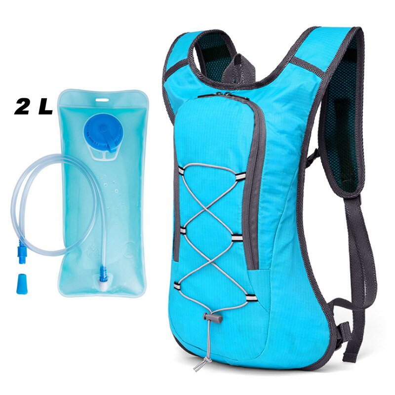 LOCLE Wasserdichte 8L Wasser Hydretion Tasche Radfahren blasiert Hydrator Rucksack für Männer Atmungs Camping wasser Rucksack