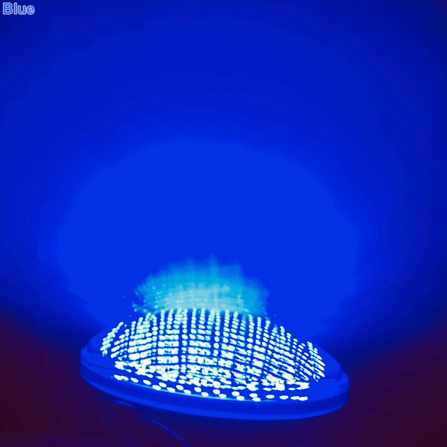 Lâmpada led subaquática par56, rgb, 12v, 24w, 36w, à prova d&#39;água, ip68, iluminação para lago, substituição de lâmpadas de halogênio: Azul / 36W