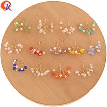 Hartelijke 20Pcs 23*25MM Sieraden Accessoires/DIY/Sieraden Maken/Hand Gemaakt/Bloem vorm/Zaad Kraal Charms/Oorbel Bevindingen