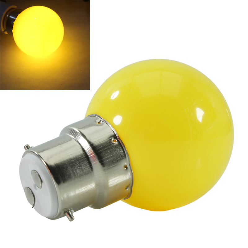 1pcs Lampade Led Bulb B22 Mini Colorful 12 24 V Volt 110V 220v 1W G45 Decorative Christmas Night Light 12V 24V Home Lamp
