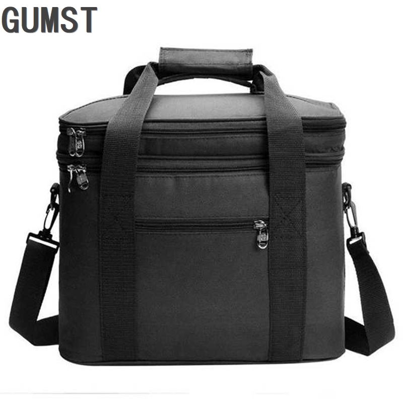 Koeltas Waterdicht Doek Schouder Koeltassen Voor Voedsel Drinken Steak Isolatie Thermische Zak Pak Ijs ThermaBag koelkast