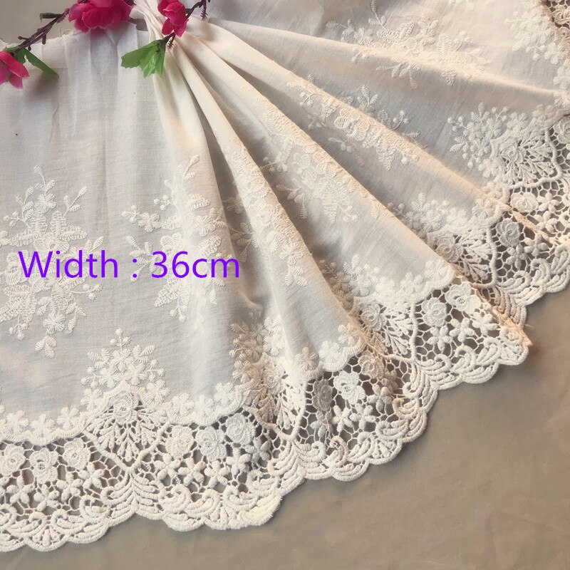 SEWOART Katoenen Kant Trim Yards Brede Decoratie Voor Bruiloften Feesten Unieke Bloemmotief Versiering Voor Kleding Tafelkleden SEWOART Katoenen Kant Trim Yards Brede Decoratie Voor Bruiloften Feesten Unieke Bloemmotief Versiering Voor Kleding Tafelkleden