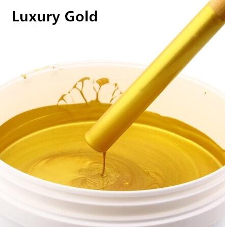 100g / 1kg stämplad ljus guldfärg, metalllack, träfärg, smaklös vattenbaserad färg, kan appliceras på vilken yta som helst: Lyxguld / 1kg