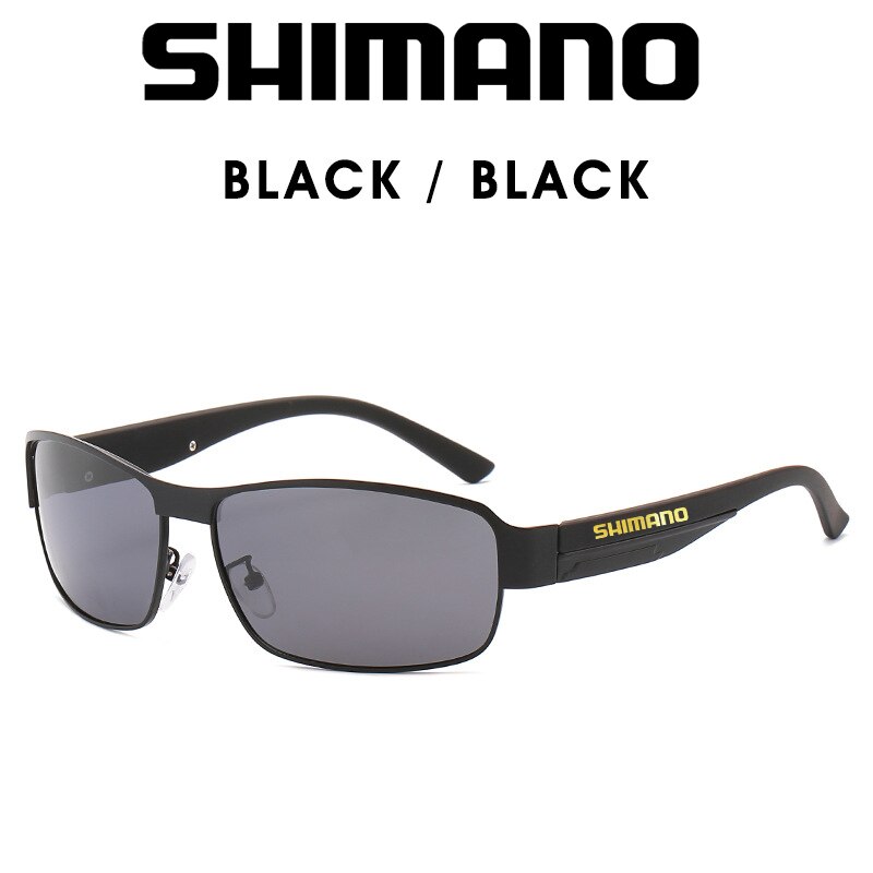 Shimano HD Polarized UV 400 Men's Fishing Sunglasses Male Cool Driving Sun Glasses Fishing Eyewear Gafas De Sol Shades: ML805