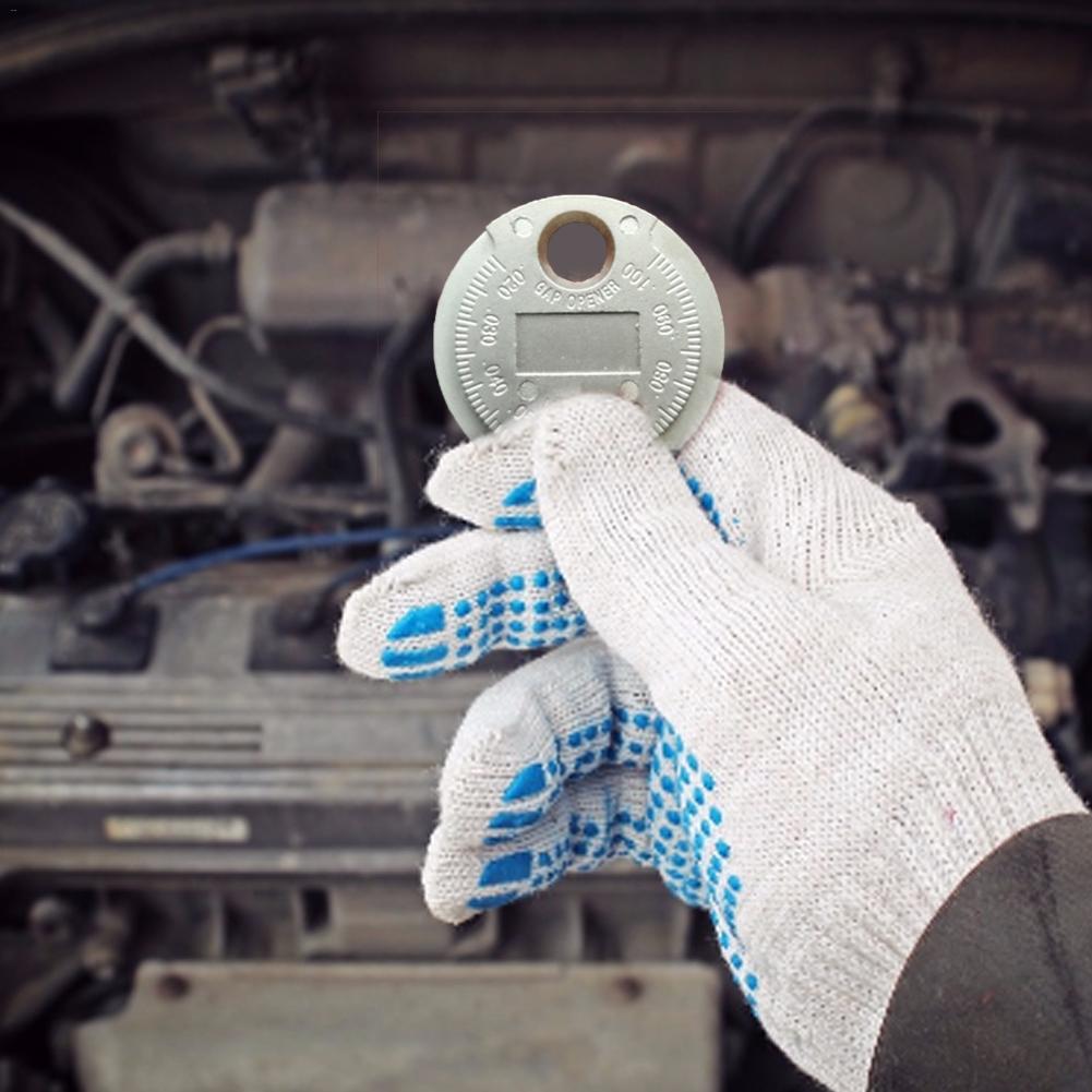 1pc mynttyp bil tändstift mätare 0.02 '' -0.1 '' tum tändstift gap mätare verktyg