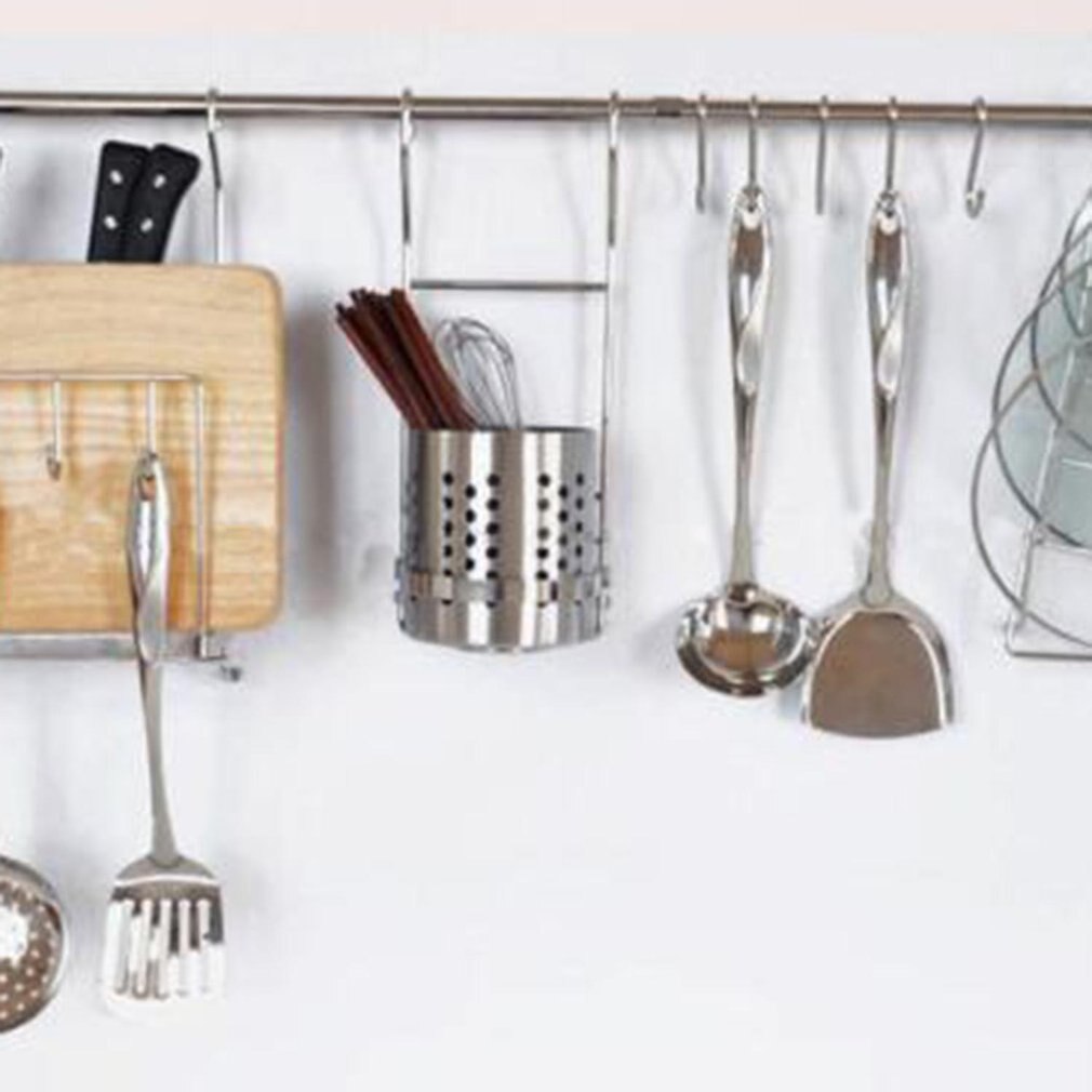 1 sztuk s-kształt hak kuchnia poręcze S wieszak uchwyt zapięcie haki ze stali nierdzewnej robić wiszące ubrania hak na torebki