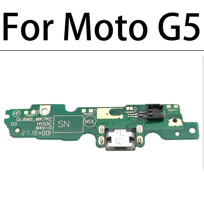 Dock Connector Charging Charger Port Board For Motorola Moto G5 G4 G6 G7 G8 G9 Play Plus One Macro Hyper Power USB Flex Cable: G5
