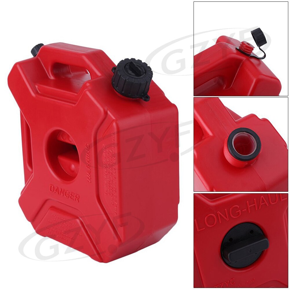1.3GL/5L Universal Fuel Pack w/ Lock Jerry Can Gas Container For Off Road ATV UTV Jeep ABS Plastic Auto Accessories 25*12*28.5CM