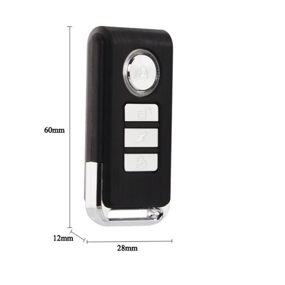 Elecpow Remote Control Bike Alarm 113dB Motorcycle Electric Bicycle Security Anti Theft Remind Vibration Warning Alarm Sensor