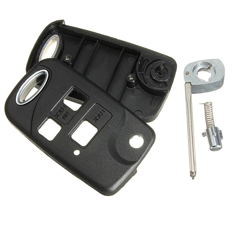 3 Buttons Conversion Flip Key Remote Fob Case For Lexus Is200 Ls400 Rx300 Gs300