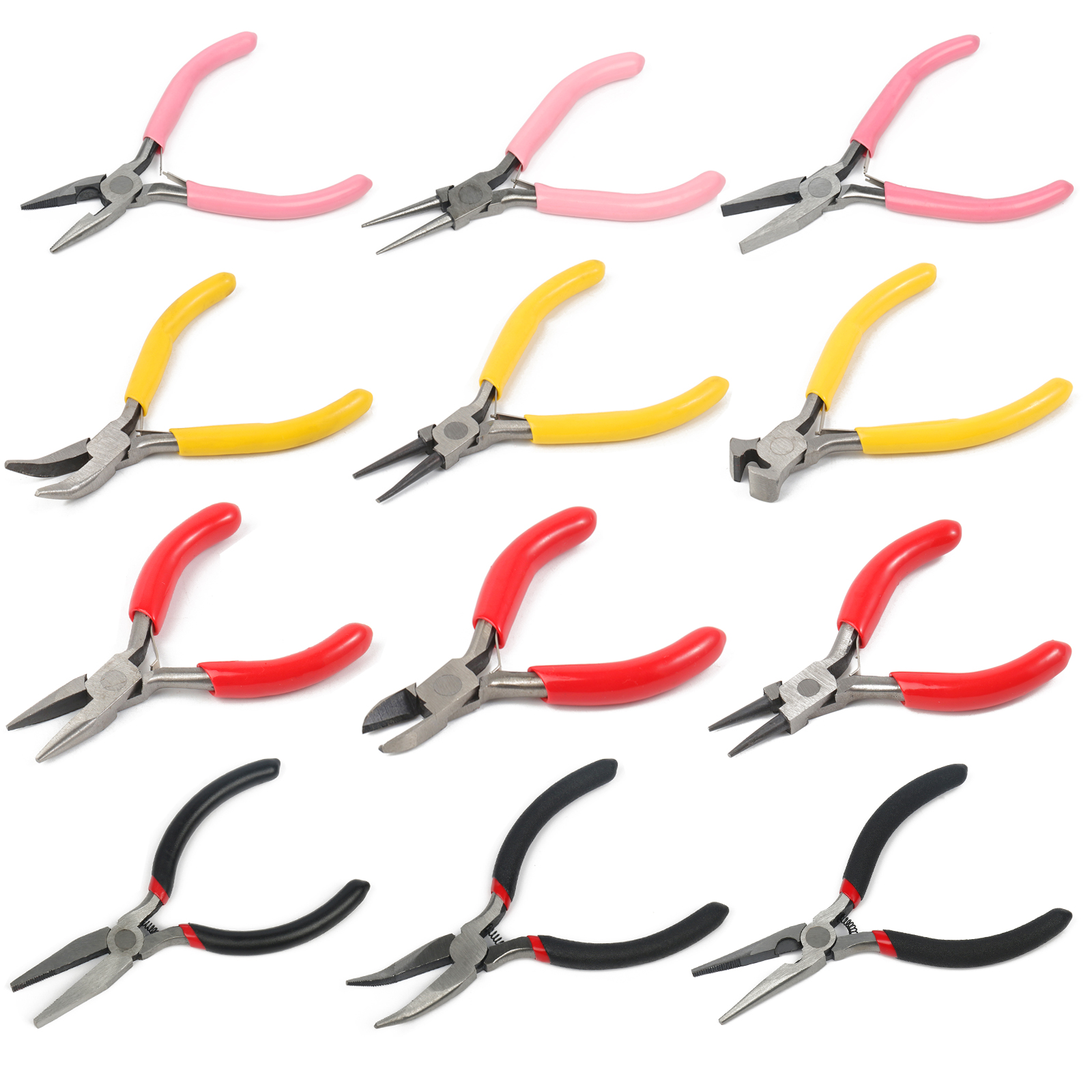 32 soorten Mini Tang Diagonale Tang Lange Puntsnijder Handwerk Kralen Geïsoleerde Tang Voor DIY Kleine Sieraden Tang Tool