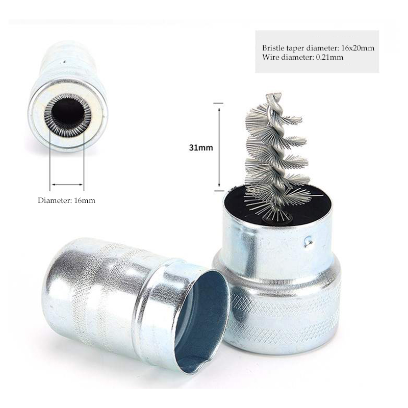 Universal Car Battery Brush Post Terminal Cleaner Kit Wire Battery Brush Dirt Corrosion Brush Hand Clean Tool