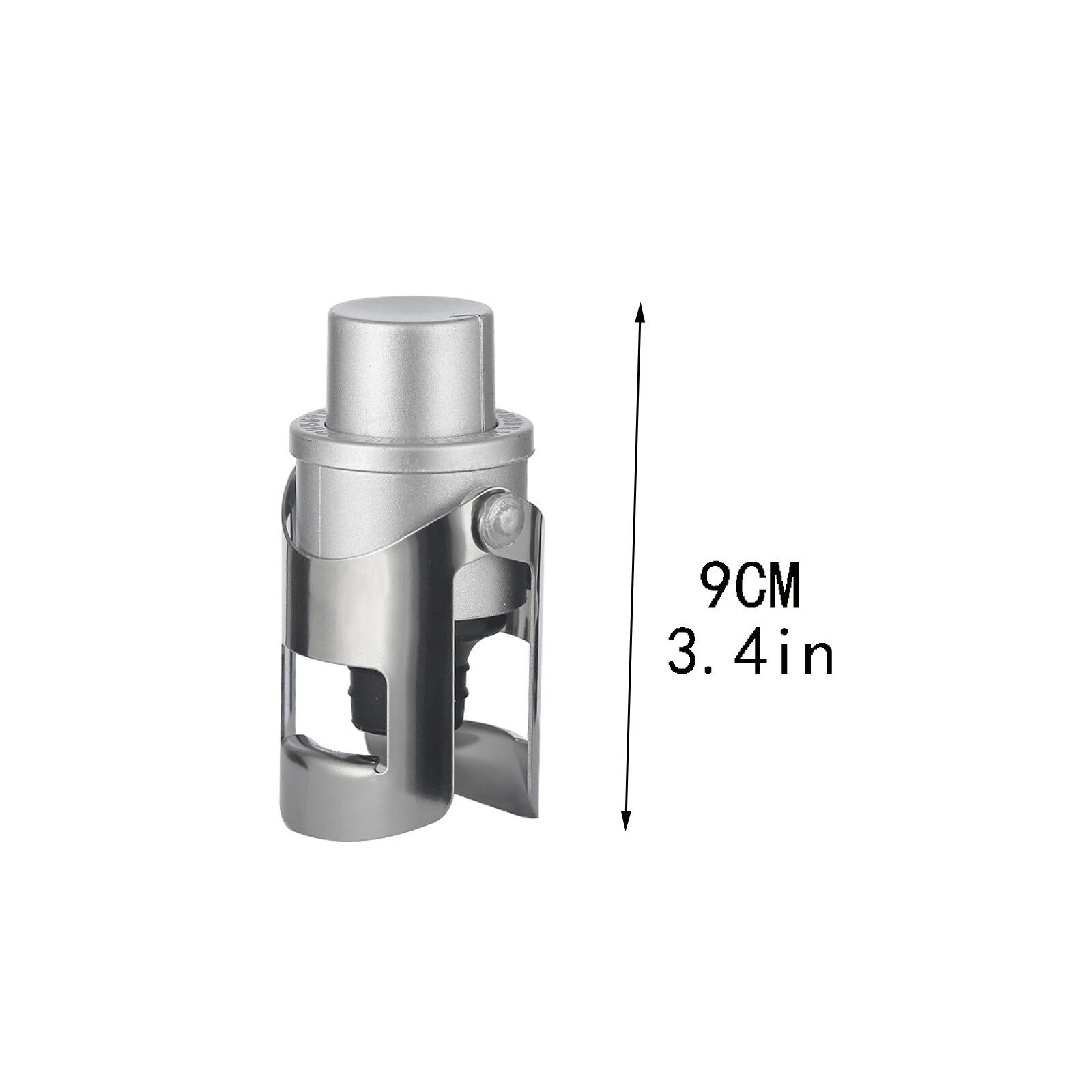 Champagne Bottle Stopper Stainless Steel Sparkling Grape Wine Bottle Plug Vacuum Sealer Bottle Liquor Flow Stopper Cap Bar #P2