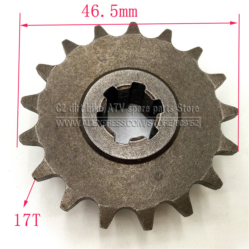 Etuhammaspyörä hammaspyörä  t8f 11 14 17 20t 20 hammaspyörä 47cc 49cc minimoto minipölymopo mopo skootteri