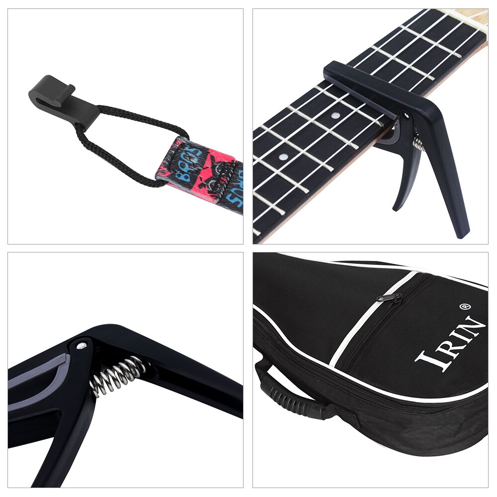 21Inch Ukulele Basswood Four Strings Multiple Colour Mini Guitar Musica Instrument With Ukulele Bag Tuner for Kids and Beginner