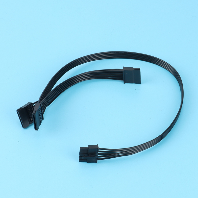 2 stück 5- pin  to 3 sata festplatten-hdd-stromkabel nur für cooler master  v550 v650 v750 v850 v1000- poliges netzteil